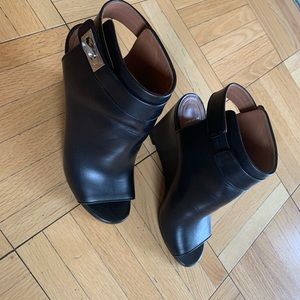 Givenchy shark lock booties